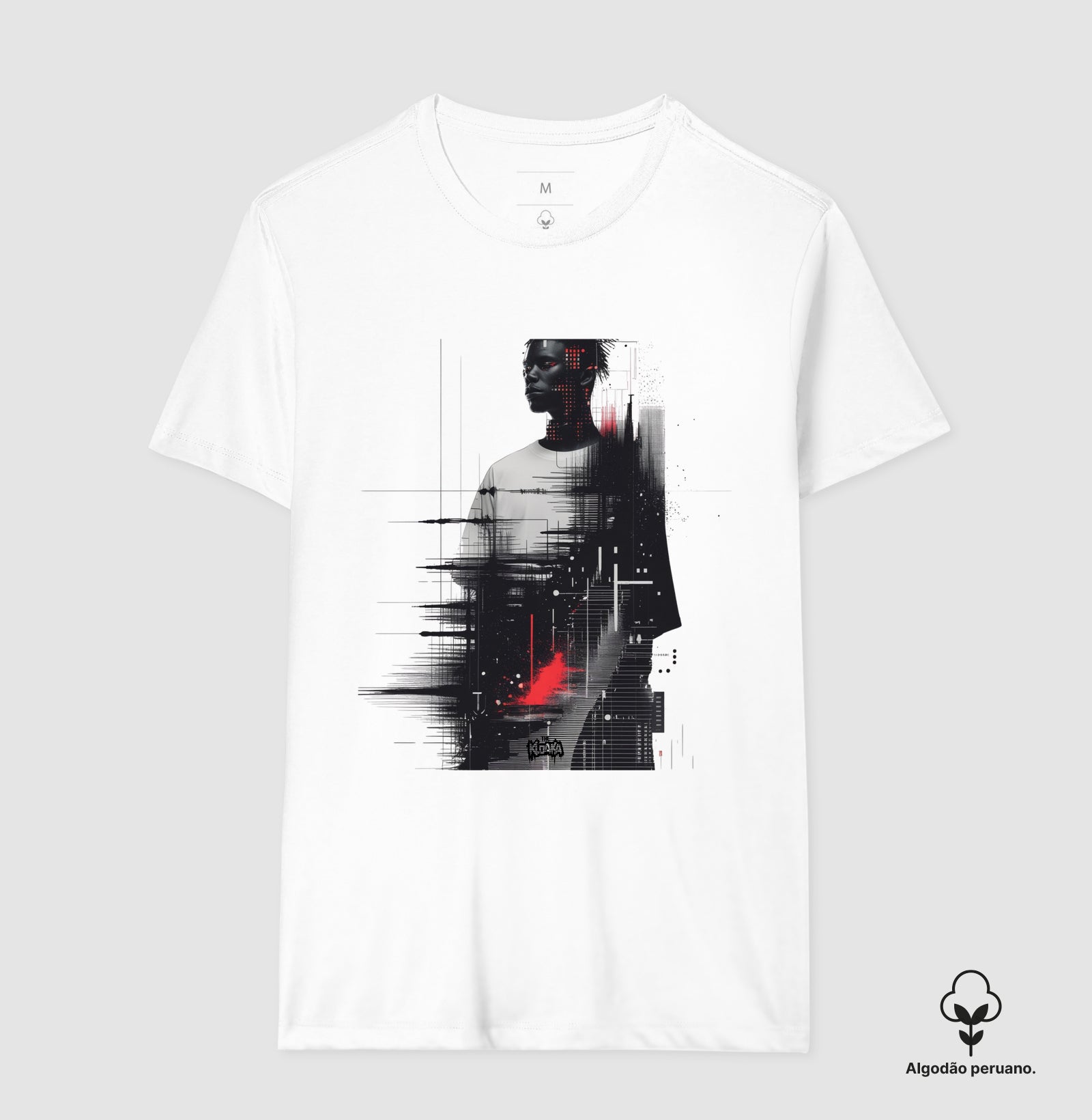 Camiseta Premium – Data Glitch | The Kloaka