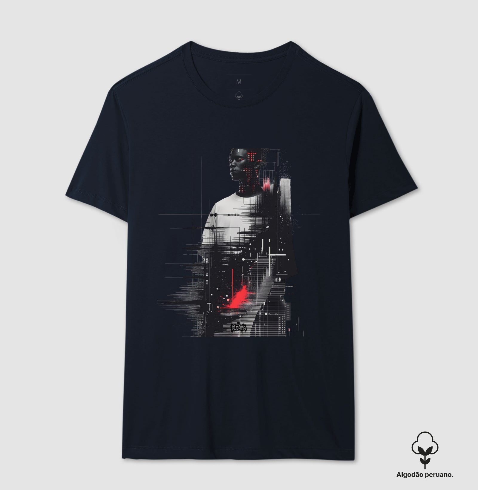 Camiseta Premium – Data Glitch | The Kloaka
