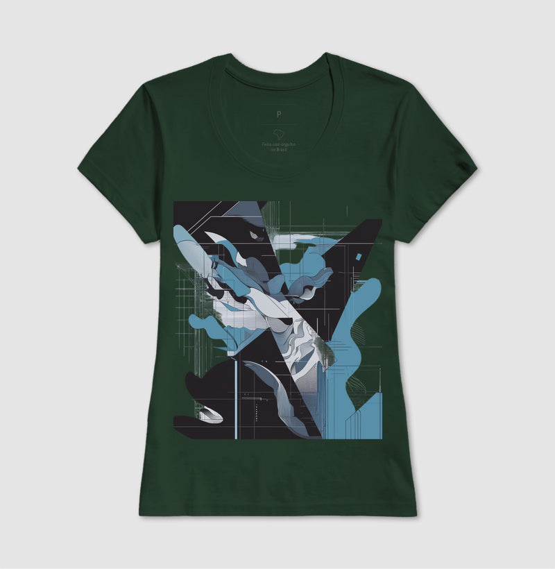 Camiseta Slim – Cyber Abyss | The Kloaka