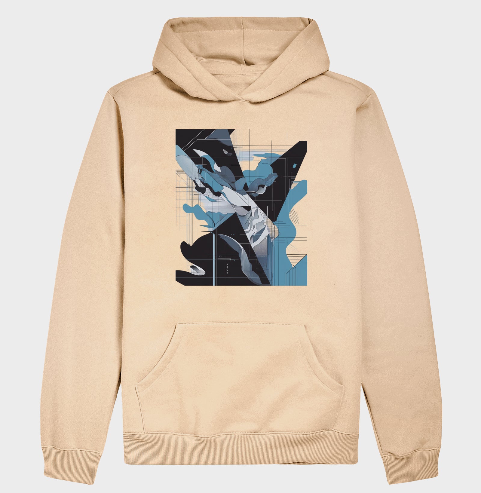 Hoodie Moletom Slim – Cyber Abyss | The Kloaka