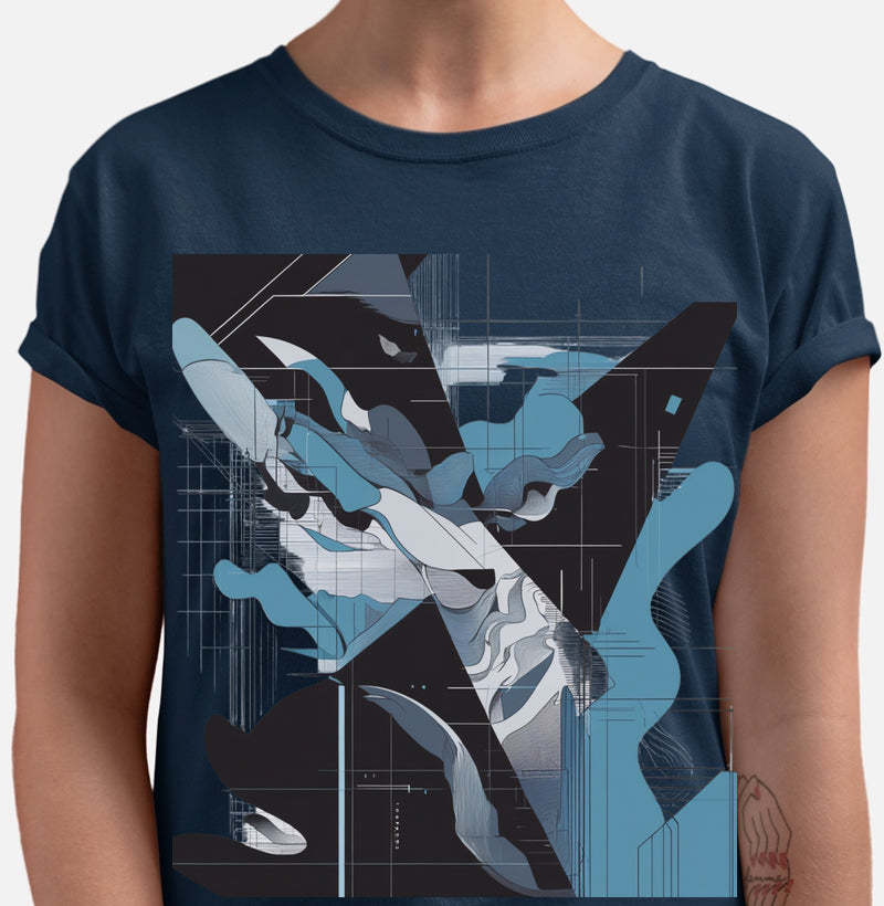 Camiseta Slim – Cyber Abyss | The Kloaka