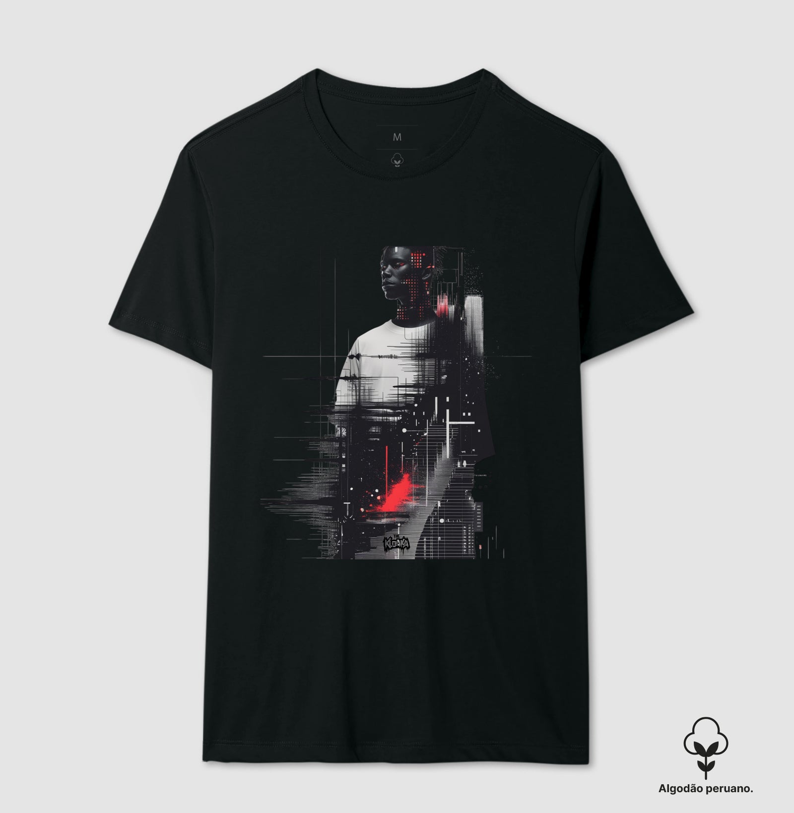 Camiseta Premium – Data Glitch | The Kloaka