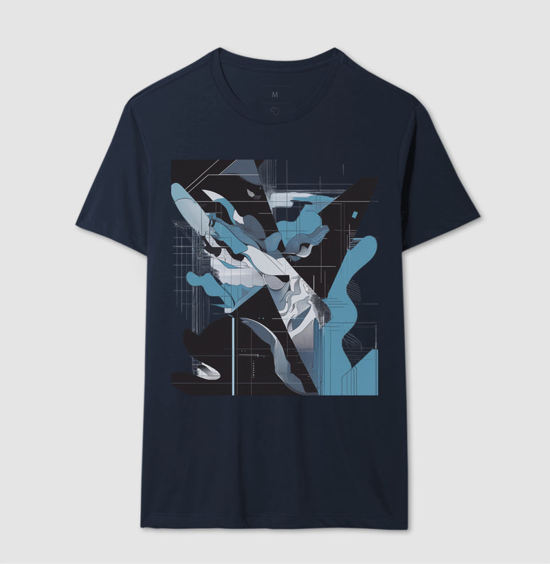 Camiseta Slim – Cyber Abyss | The Kloaka