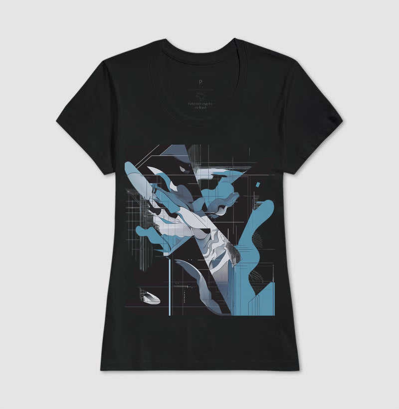 Camiseta Slim – Cyber Abyss | The Kloaka