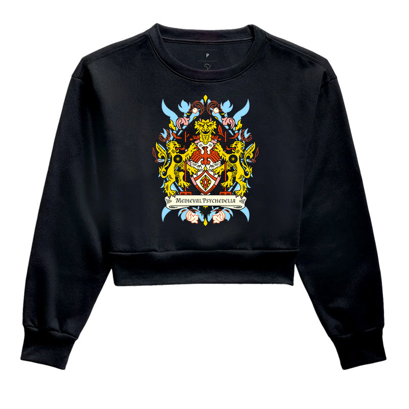 Moletom Cropped Estampado – Medieval Psychedelia | The Kloaka