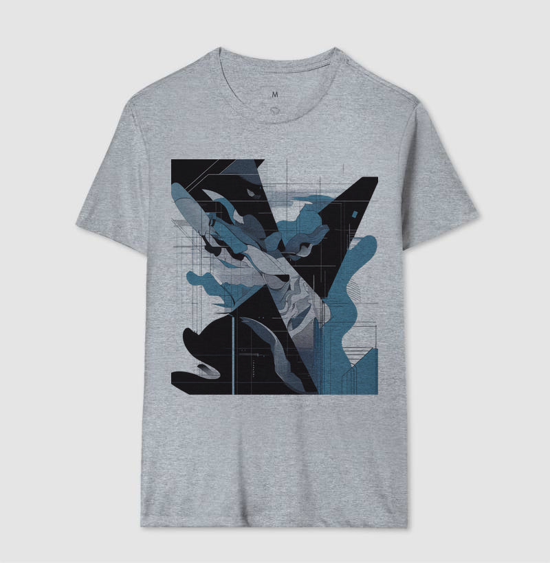 Camiseta Slim – Cyber Abyss | The Kloaka