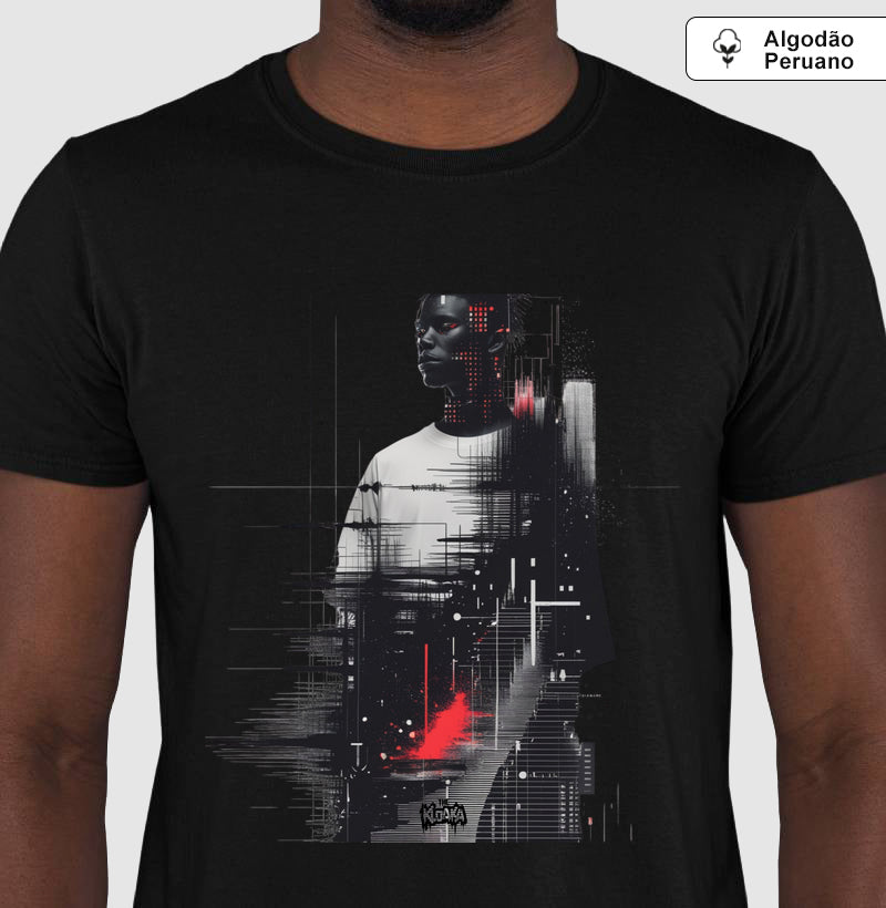 Camiseta Premium – Data Glitch | The Kloaka