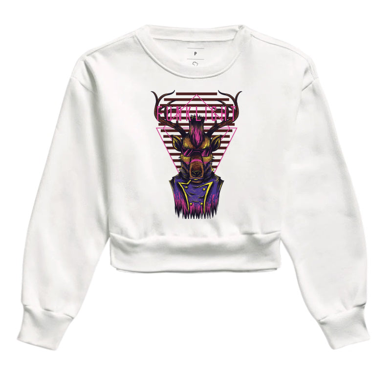 Moletom Cropped Estampado – Funk Light | The Kloaka