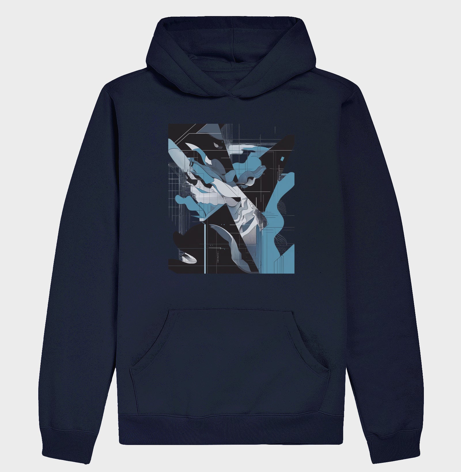 Hoodie Moletom Slim – Cyber Abyss | The Kloaka