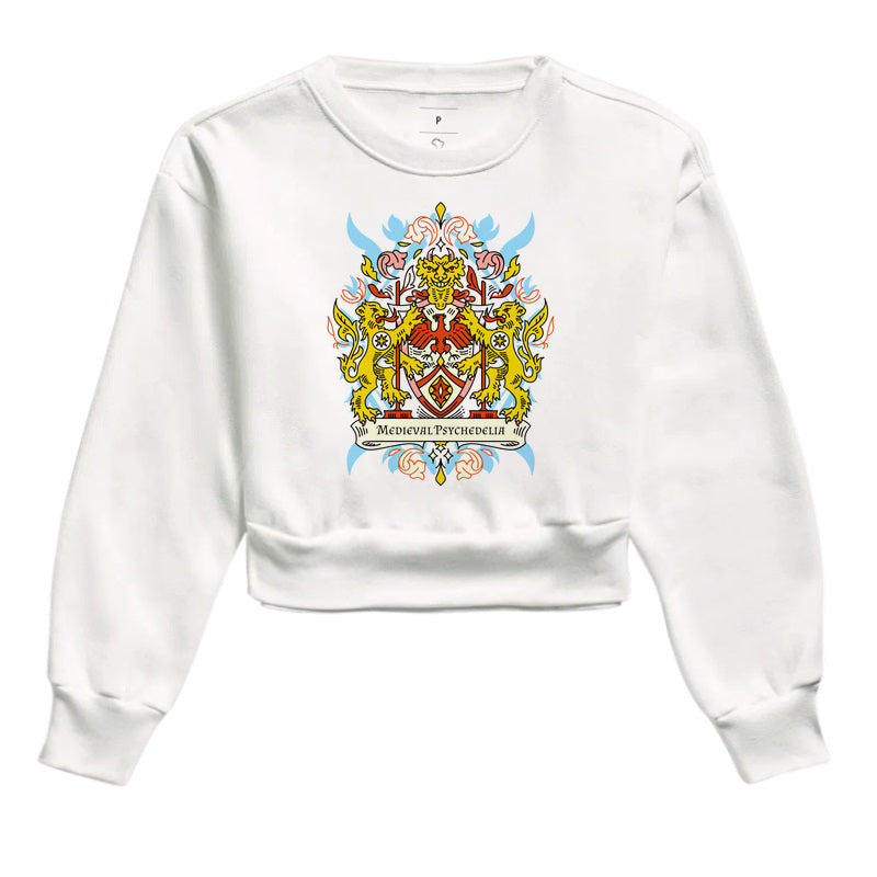 Moletom Cropped Estampado – Medieval Psychedelia | The Kloaka